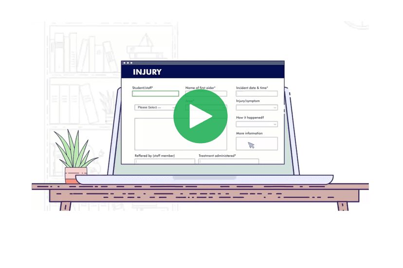 Screenshot of Medical Tracker application showing user dashboard